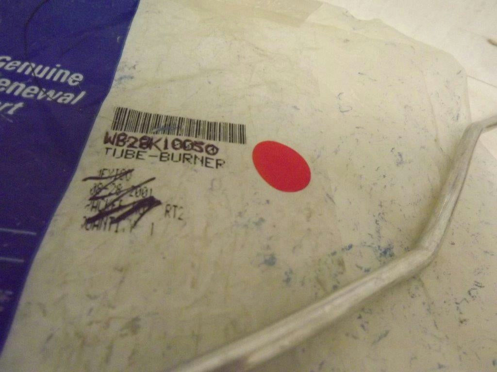 GENERAL ELECTRIC STOVE WB28K10050 BURNER TUBE NEW GENERAL ELECTRIC STOVE WB28K10050 BURNER TUBE NEW